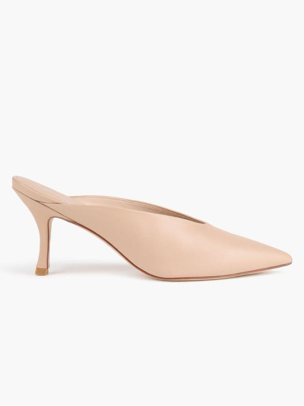 Stuart Weitzman Lula Leather Mules Size 12
